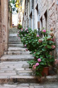 Korčula, ulička starého města